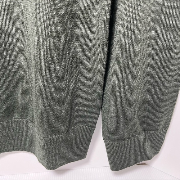 Magaschoni 100%Wool Long Sleeve Crewneck Full Fashion Knit Light Weight Sweater - Picture 8 of 13